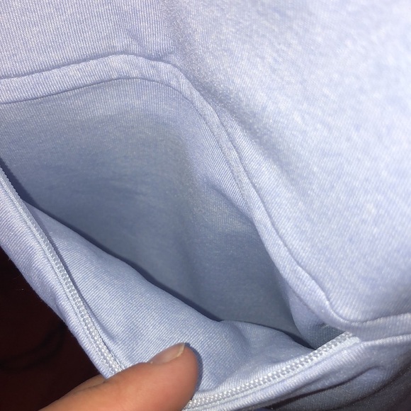 PINK VICTORIA’S SECRET pull over sweatshirt purple and gray quarter zip medium‌ - Picture 6 of 6